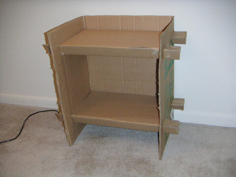 Cardboard Shelving 