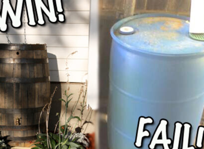 Pretty Rain Barrels: 3 Cheap DIY Rain Barrels That Actually Look Nice!