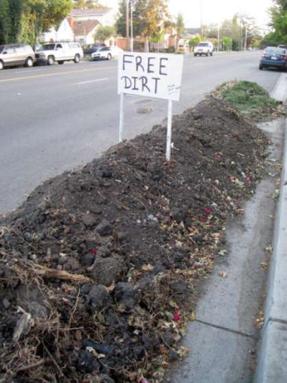 Free dirt is easy to find IF you know where to look. Here’s a list of the best places to start! 