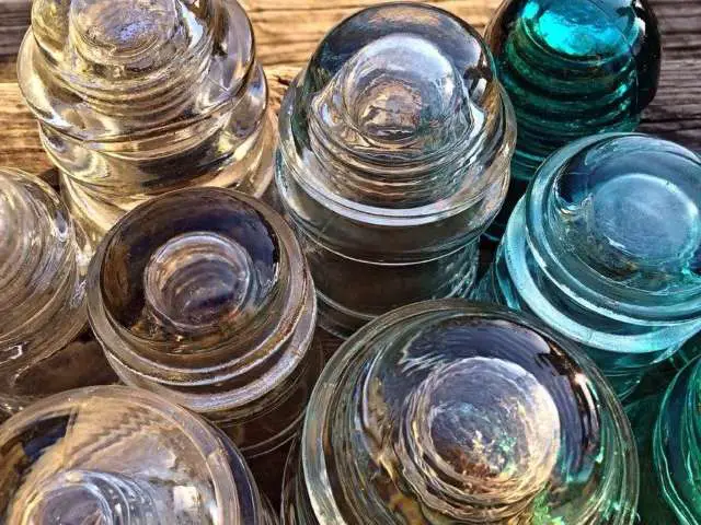 There are lots of fun ways to reuse glass insulators from telephone poles!