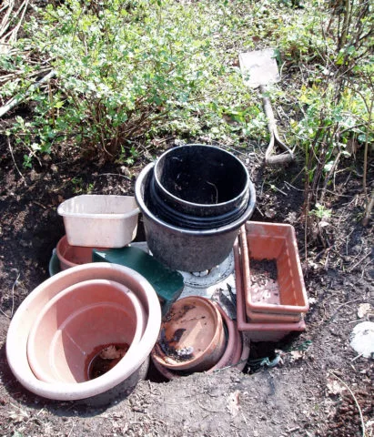 reuse plastic pots