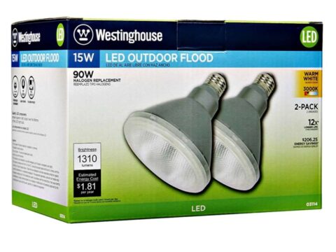 Westinghouse 90-Watt Equivalent LED Flood Light Bulbs For Outdoors