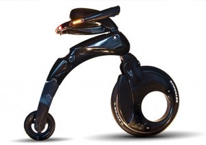 Foldable all-electric Yike Bike